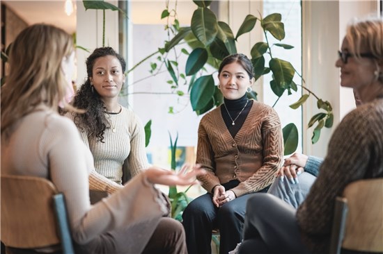 Women sitting in circle