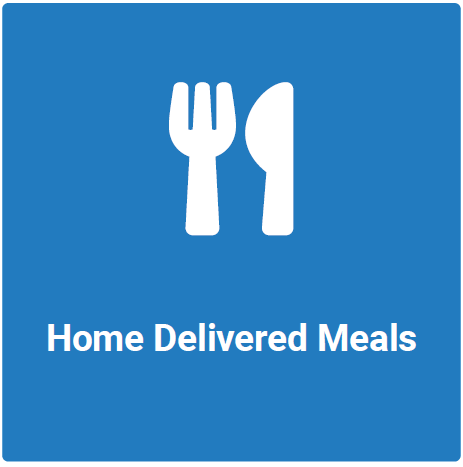 fork and knife icon, home delivered meals