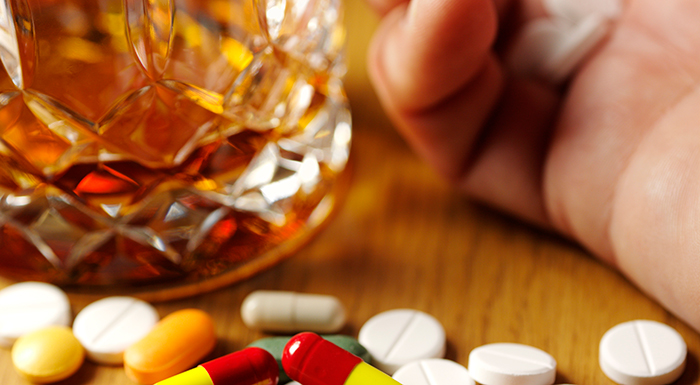 A picture of various medical pills on a table